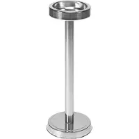HorecaTraders Support pour refroidisseur à vin | acier inoxydable | 70(h)cm | Ø16 cm | 3 kg
