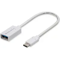 Microconnect USB3.1CAF02W 0.2m USB C USB A Blanc Câble USB (USB3.1CAF02W)