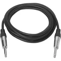 VivoLink Câble audio jack mono (M) pour jack mono (M) - - 2.5 m - blindé noir