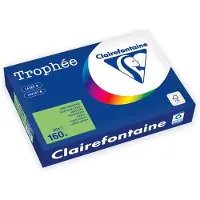 Clairefontaine Vert herbe A4 Papier couleur 160 g/m2 (250 feuilles)