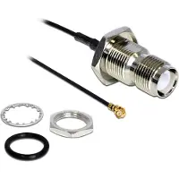 DeLOCK - Adaptateur d'antenne - RP-TNC (F) pour I-PEX (M) - 20 m - RG-174 - noir