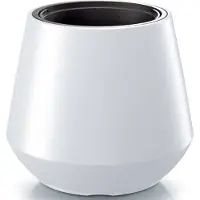 Un 32l Heos Collection 39.5x39.5x35 Cm Flowerpot Argenté