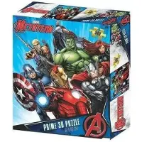 PRIME 3D Marvel Iron Man Puzzle 500 Pieces Rouge Enfants