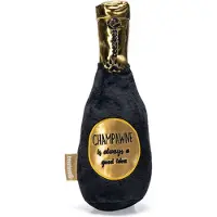 Beeztees Bouteille de Champagne - 30 x 9 x 9 cm - Noir/Doré