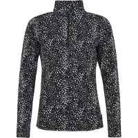 Protest Prtgrenada Half Zip Long Sleeve T-shirt Noir XL Femme