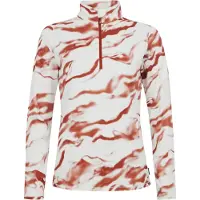 Protest Pull de Ski Femme Prtrikoti 1/4 Zip Top Uluru Rust-L