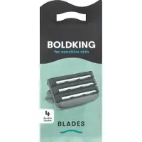 Boldking Lames de rasoir pour peau sensible - Lames de rechange pour hommes - 4 pièces (4 x)