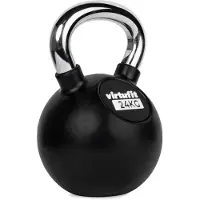 VirtuFit Kettlebell caoutchouc/chrome