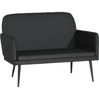vidaXL Banc Noir 107x80x81 cm Similicuir