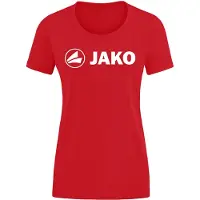 Jako T-shirt Promo pour femmes, Couleur:rouge, Taille:38