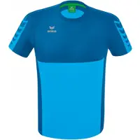 Erima Six Wings Short Sleeve T-shirt Bleu 116 cm Garçons,Filles