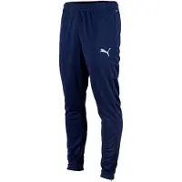 Puma Pantalon de sport 'TeamRise' bleu marine / blanc