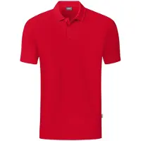 Jako Polo Uni Organic, Couleur:rouge, Taille:M