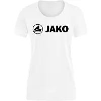 Jako T-shirt Promo pour femmes, Couleur:blanc, Taille:44