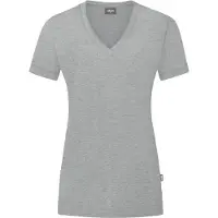 Jako T-shirt femme Organic, Couleur:gris clair chiné, Taille:48