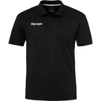 Kempa Poly Short Sleeve Polo Noir XL Homme