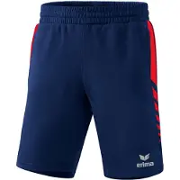 Erima Short de travail Six Wings New Navy/rouge