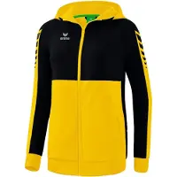 Erima Veste d'entraînement Six Wings avec capuche jaune/noir - 42