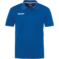 Kempa Poly Short Sleeve Polo Bleu S Homme