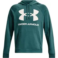 Under Armour Sweat de sport 'Rival' vert / blanc