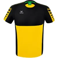 Erima T-shirt Six Wings Jaune/noir Junior - 164