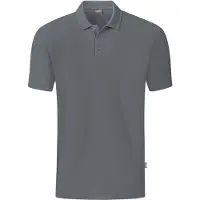 Jako Polo Uni Organic, Couleur:gris pierre, Taille:XL