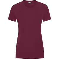 Jako T-shirt femme Doubletex, Couleur:maroon, Taille:36