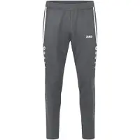Jako Pantalon de sport gris / blanc