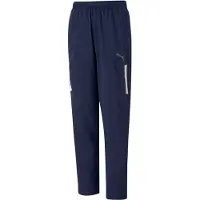 Puma Pantalon de sport bleu marine / gris / blanc