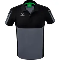 Erima Polo Six Wings Gris Ardoise/noir