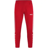 Jako Pantalon de sport 'Power' rouge / blanc