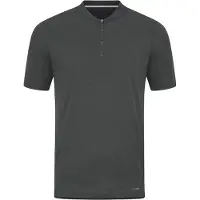 Jako Polo unie Pro Casual, Couleur:gris cendré, Taille:M