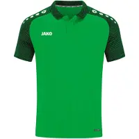 Jako Polo Uni Performance, Couleur:vert tendre/noir, Taille:L