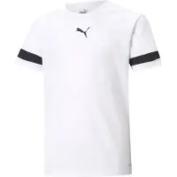 Puma T-Shirt fonctionnel 'TeamRise' noir / blanc