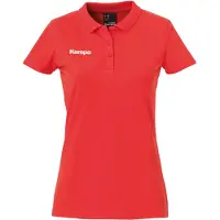 Kempa Femmes Polo à Manches Courtes Top Sports Training Handball Rouge S