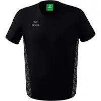 Erima T-shirt Essential Team Noir/gris ardoise Junior - 152