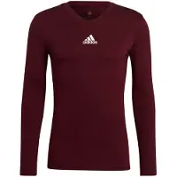 Adidas T-Shirt fonctionnel lie de vin / blanc