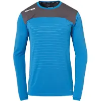 Kempa T-Shirt 'Emotion' bleu / bleu ciel / gris / blanc