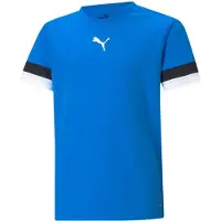 Puma T-Shirt fonctionnel 'TeamRISE' bleu roi / noir / blanc