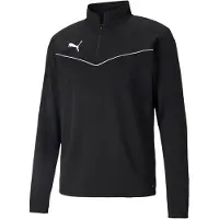 Puma Sweat de sport 'TeamRise' noir / blanc