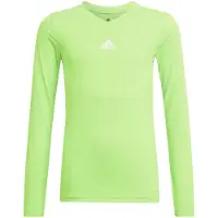 Adidas T-Shirt fonctionnel 'Team Base' gris / vert fluo