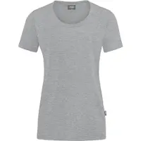 Jako T-shirt femme Organic Stretch , Couleur:gris clair chiné, Taille:42