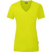 Jako T-shirt femme Organic, Couleur:citron vert, Taille:44