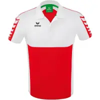 Erima Six Wings Short Sleeve Polo Rouge 2XL Homme