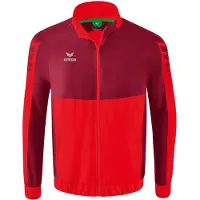 Erima Veste de sport gris clair / rouge / bordeaux