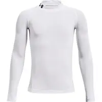 Under Armour Heatgear Armour Mock Long Sleeve Base Layer Blanc 14-16 Years Garçon