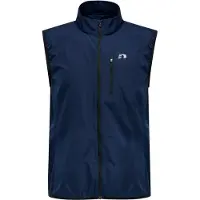 Newline Gilet de sport bleu foncé / noir / blanc