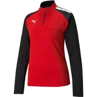 Puma Sweat de sport 'TeamLIGA' rouge / noir / blanc