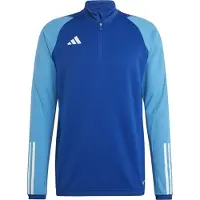 Adidas Hommes, T-shirt de sport, Tiro 23 Competition 1/4-Zip Haut d'entraînement Hommes (XL), Bleu, XL