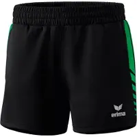 Erima Short de travail Six Wings noir/émeraude - 36
